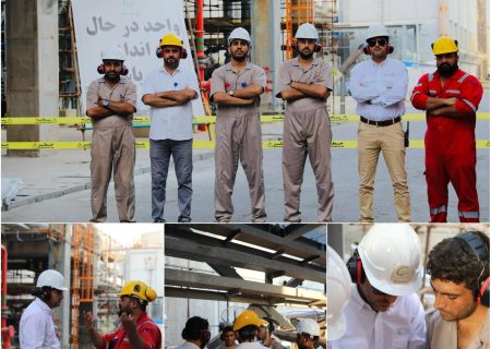 بخار فشار بالا وارد مجتمع پتروشیمی صدف خلیج‌فارس شد