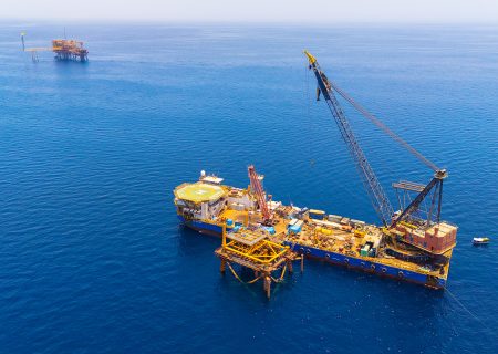 استقرار دکل DCI-1 و آمادگی کامل برای آغاز حفاری توسعه ای